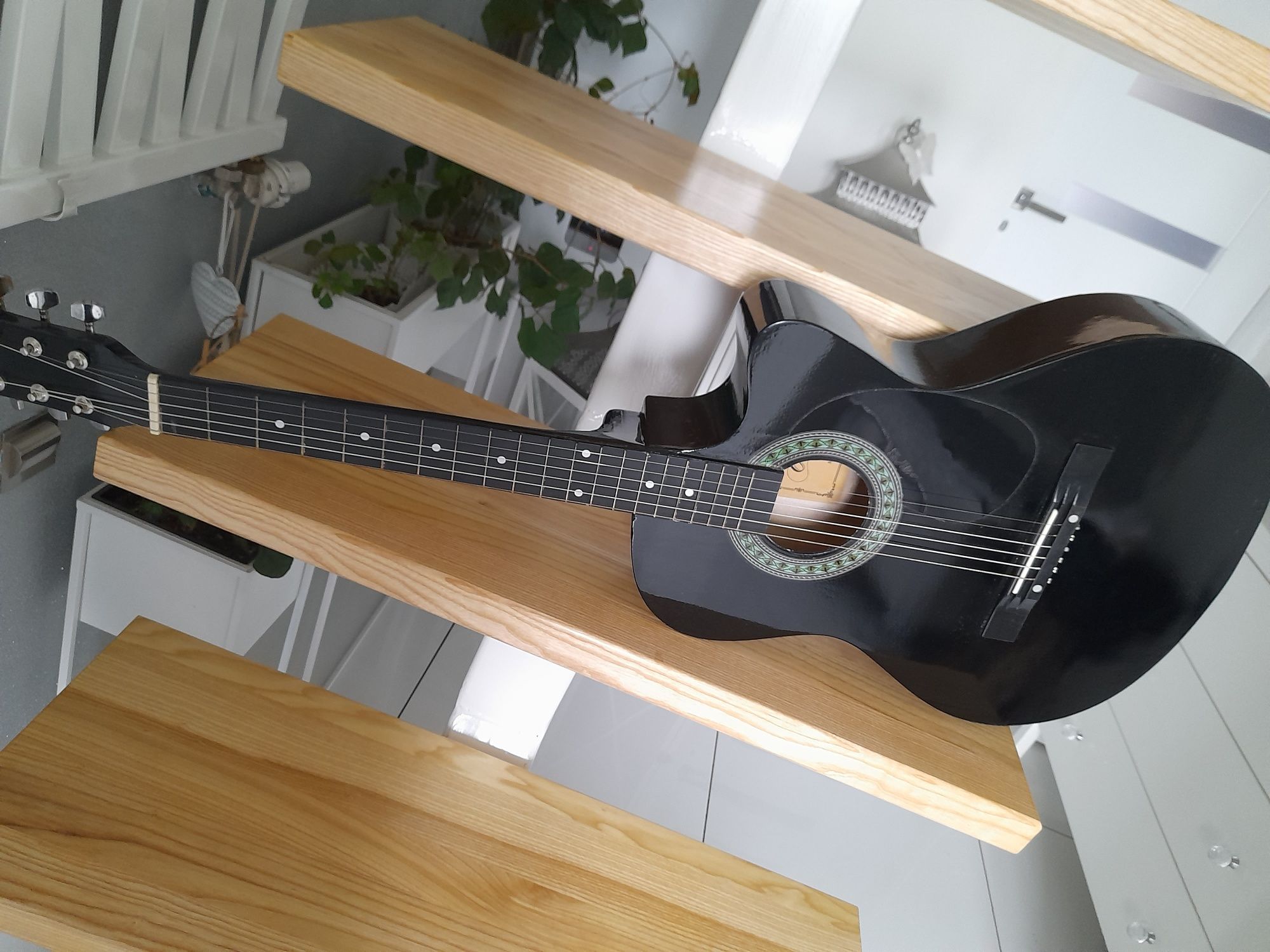 Gitara akustyczna castelo g3 rozmiar 4/4 czarna połysk