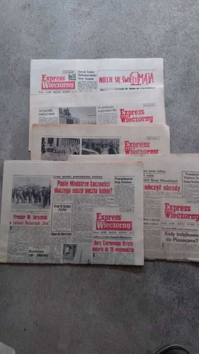stare gazety prl różne, propaganda pzpr