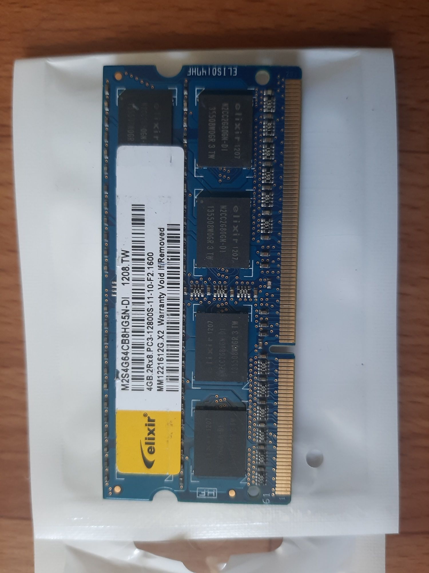 Оперативная память Elixir DDR3 4 Gb 1600 для ноутбука