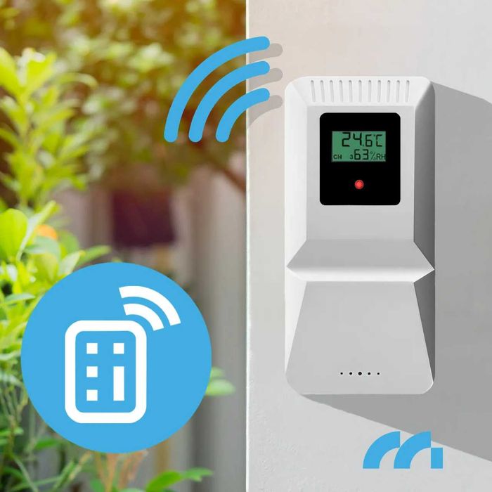 Термометр, барометр, будильник, бездротова метеостанція Daily2000M