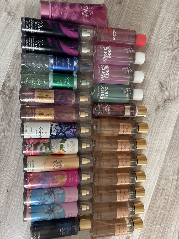 nowe mgiełki bath and body works i victorias secret pink
