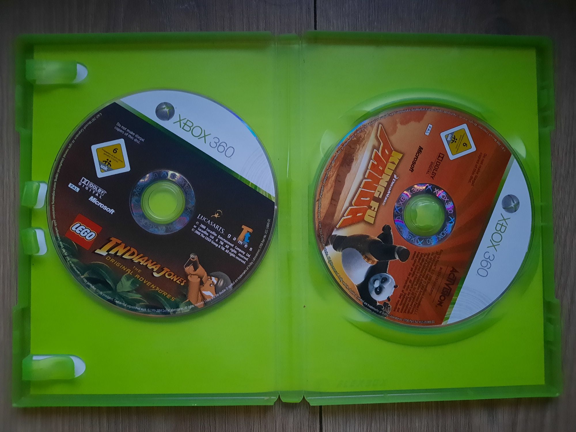 Lego INDIANA JONES Kung fu panda Microsoft Xbox 360