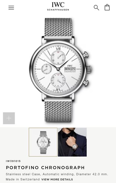IWC Portofino Chronograph Automat FULL SET zegarek męski IW391015