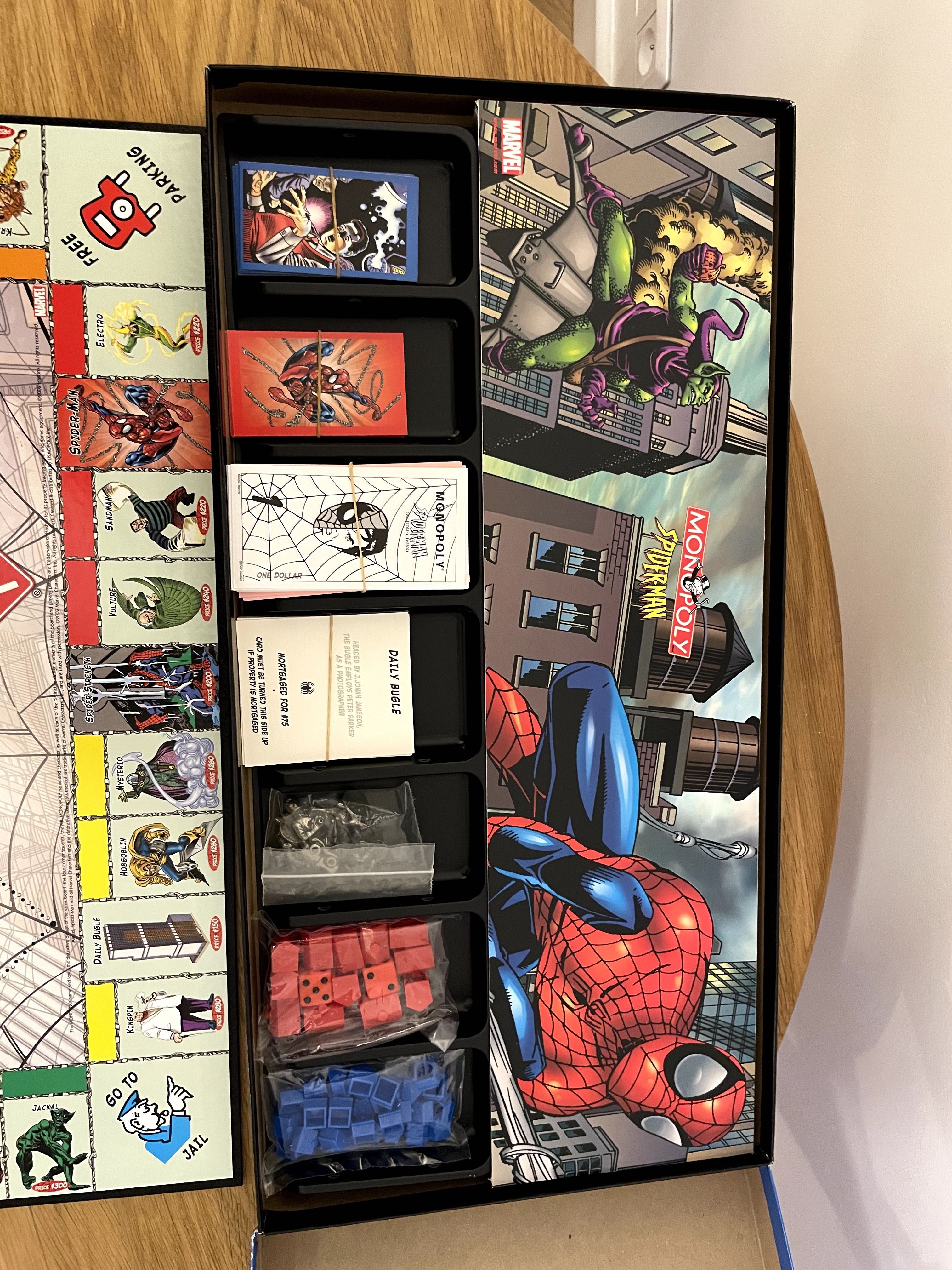 Kolekcjonerski Monopoly Spider-Man Collector’s Edition