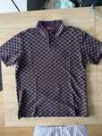 Gucci piquet cotton jacquard polo shirt