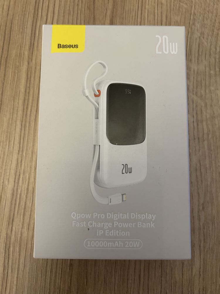 Baseus Power Bank 10 000 mAh z kablem Lighting