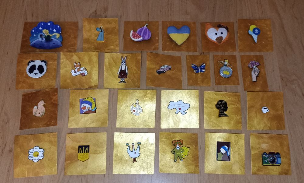 Піни, пины, значки, брошки