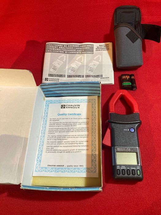 Pinça amperimétrica 700A Chauvin Arnoux