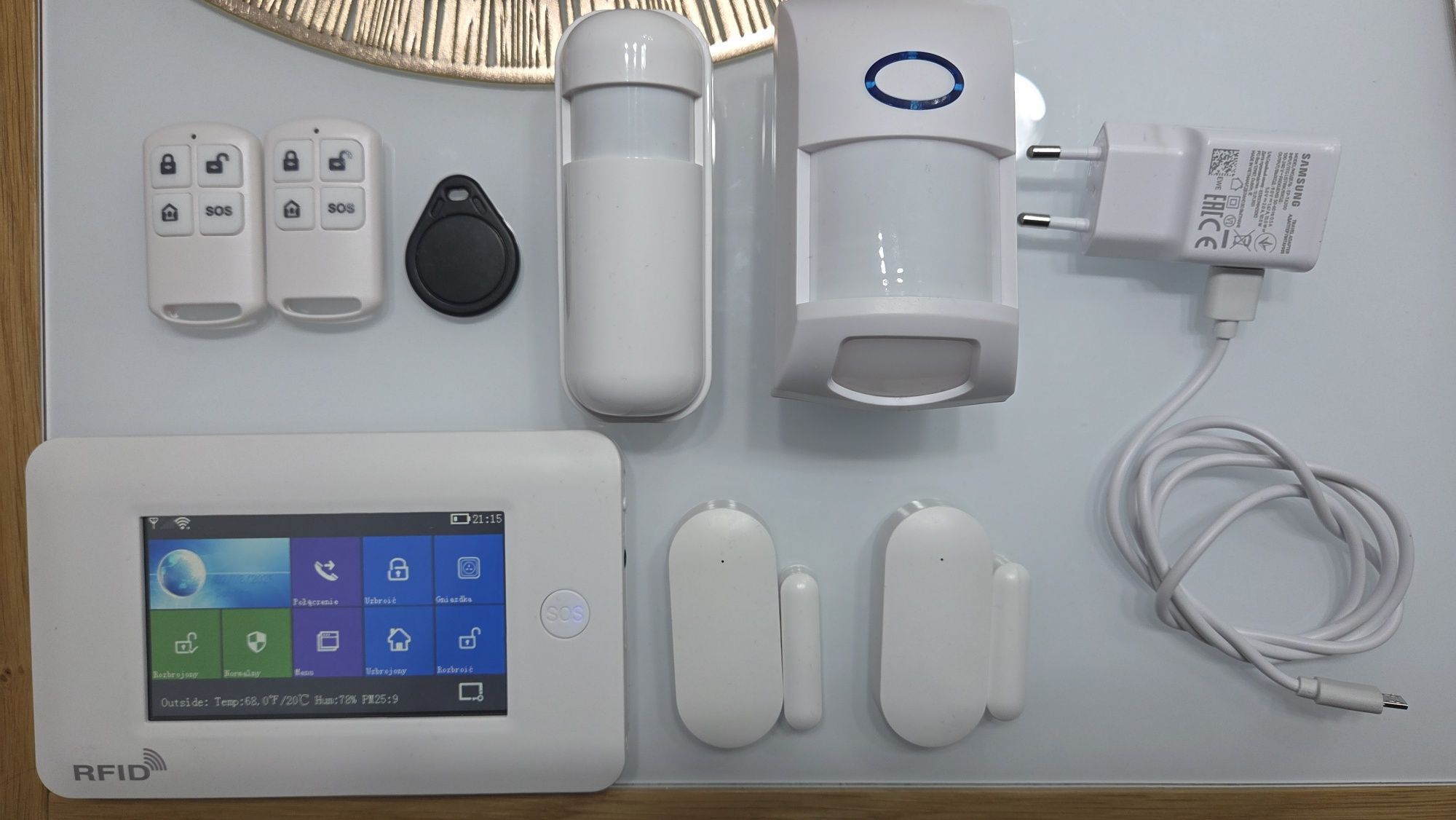 System Alarmowy Alarm AlarmZone Tuya Smart Life Wi-Fi GSM AZ11WG