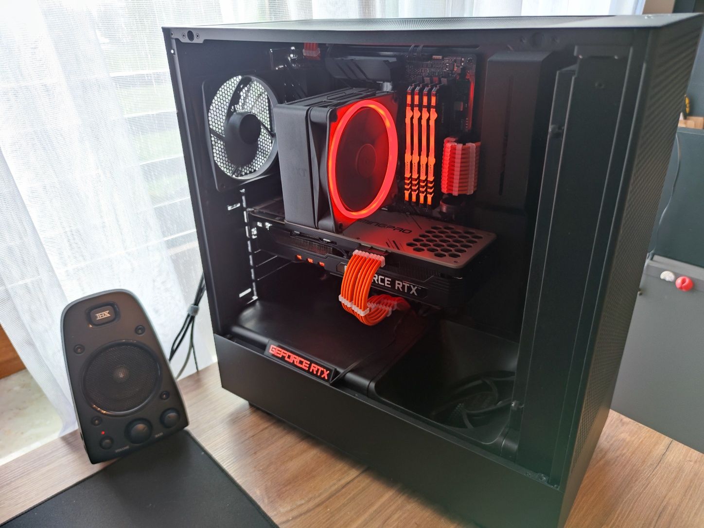 PC gamingowy RTX 3080 Ryzen 5600x 32gb ram NZXT clean look