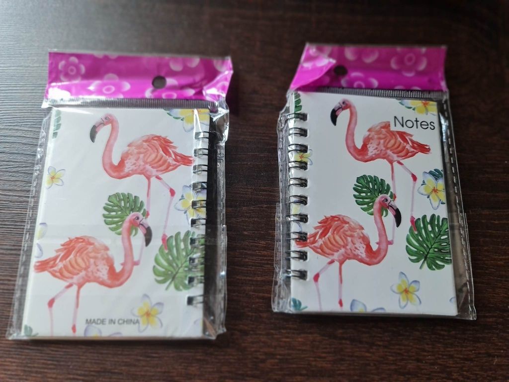 Notesik z flamingami 10,5x7,5cm