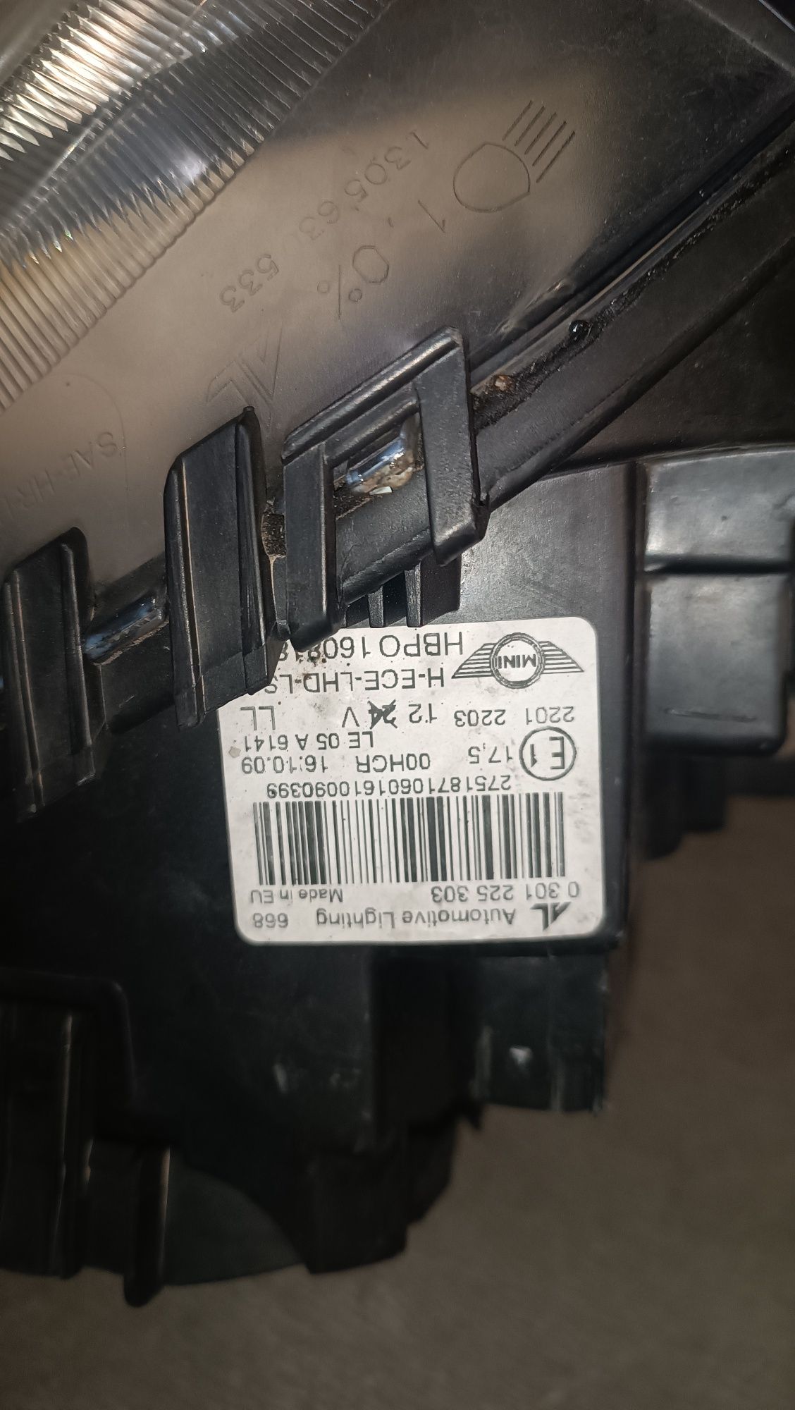 Vendo farol esquerdo de mini Cuper R56 ano 2006/15