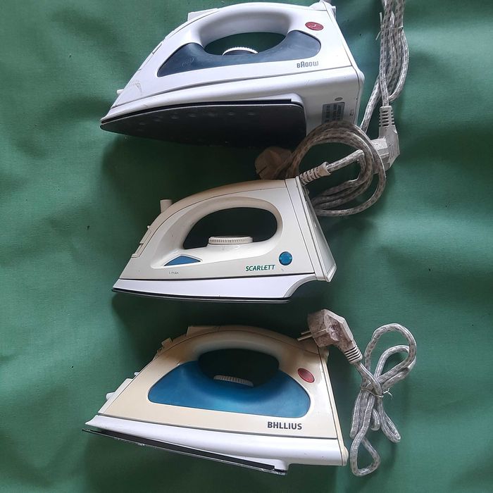 Утюги в рабочем состоянии