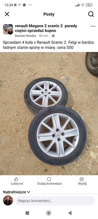 Koła Renault 17"