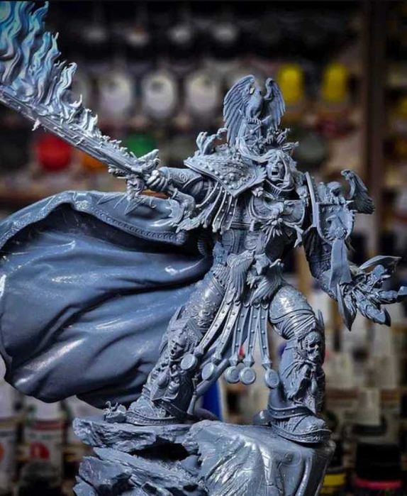 Warhammer 40k Emperor of Mankind Імператор Людства VIP и другая печать