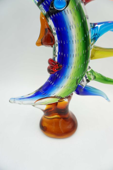 DEKORACYJNE słońce bóg słońca szkło w stylu murano