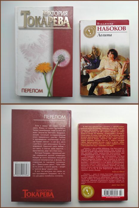 Цена за все книги Токарева, Набоков, ОШО, Чейз, Кристи, Стаут, Донцова