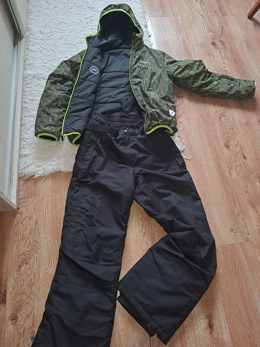 Kurtka obustronna I spodnie narciarskie 164r