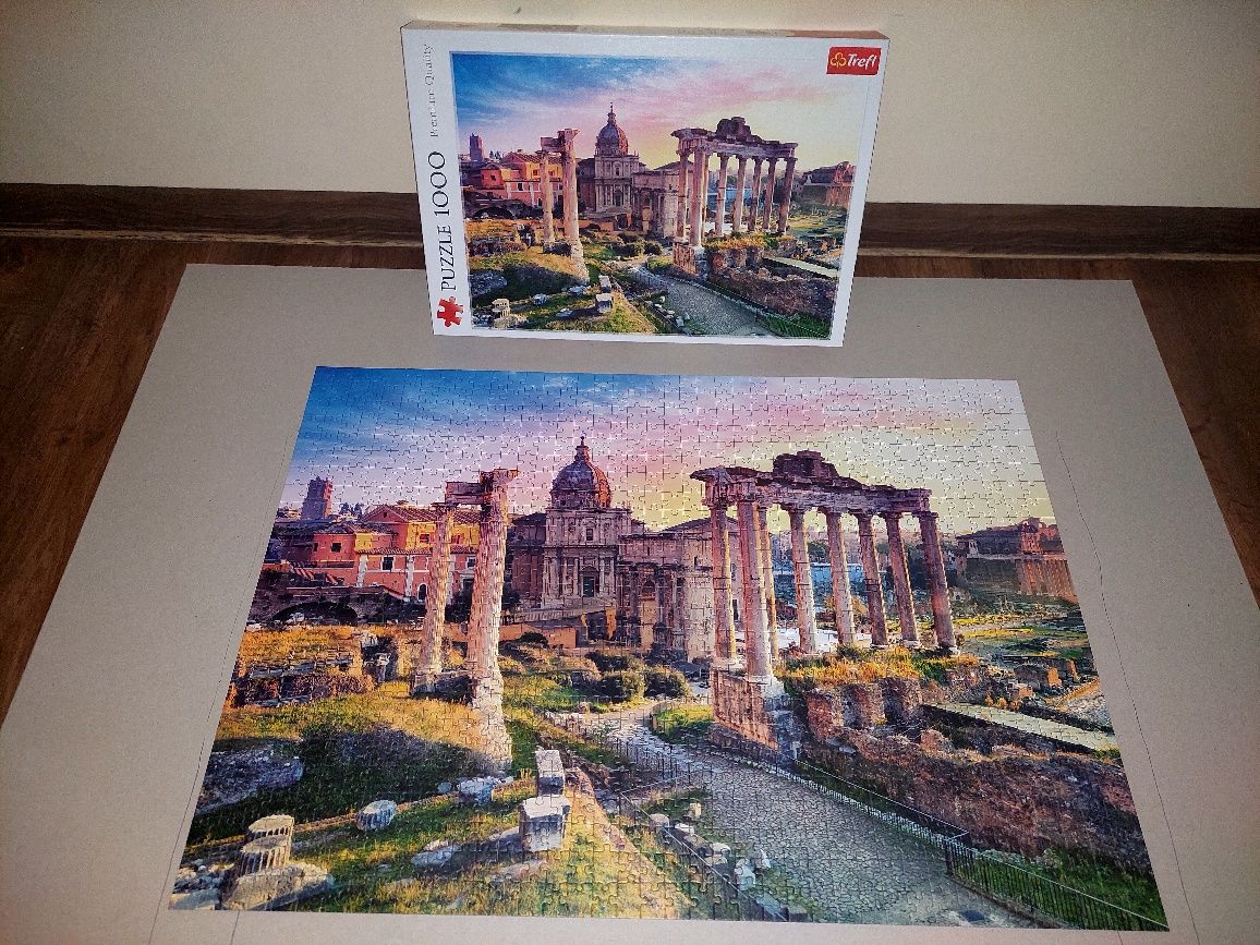 Puzzle 1000 elementów Forum Romanum Trefl kompletne