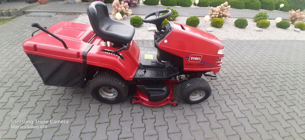 Traktorek kosiarka.  Toro 19km Briggs dwa cylindry  pompa oleju
