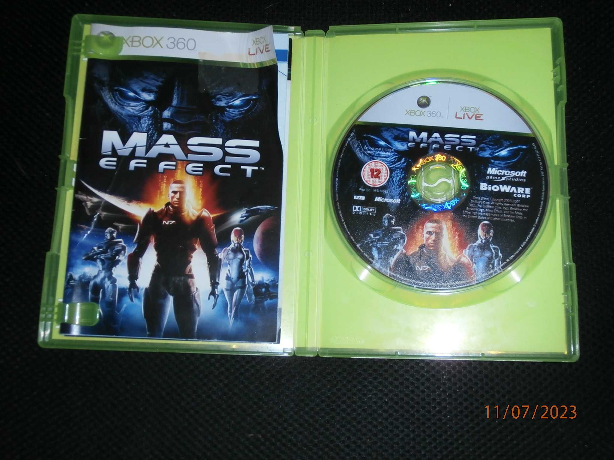 Gry Mass Effect 1, 2 i 3 na Xbox 360 - komplet gier 3 sztuki