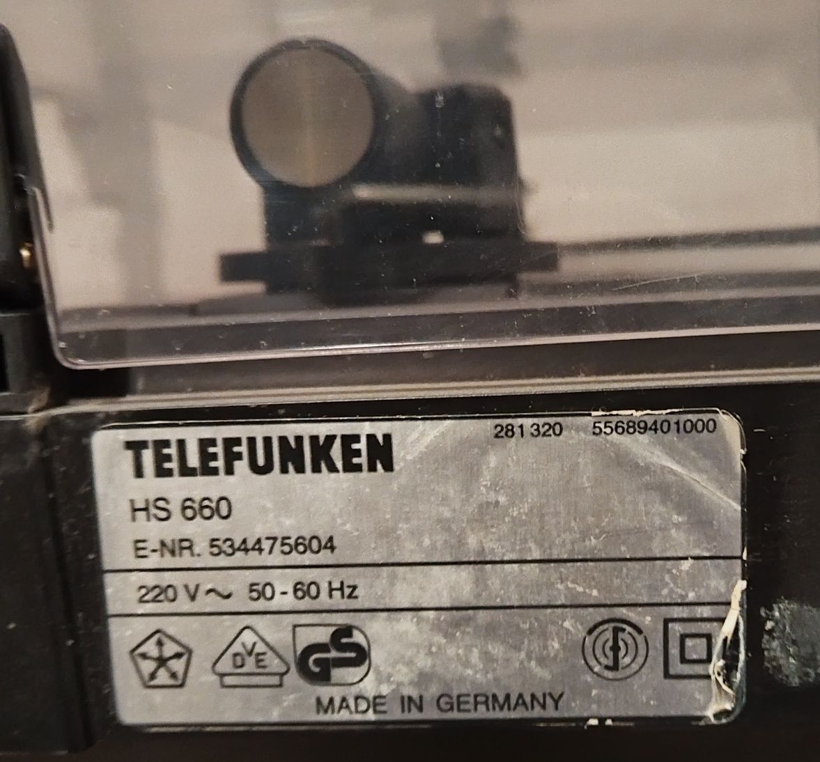 Telefunken HS 660 wkładka ortofon m5