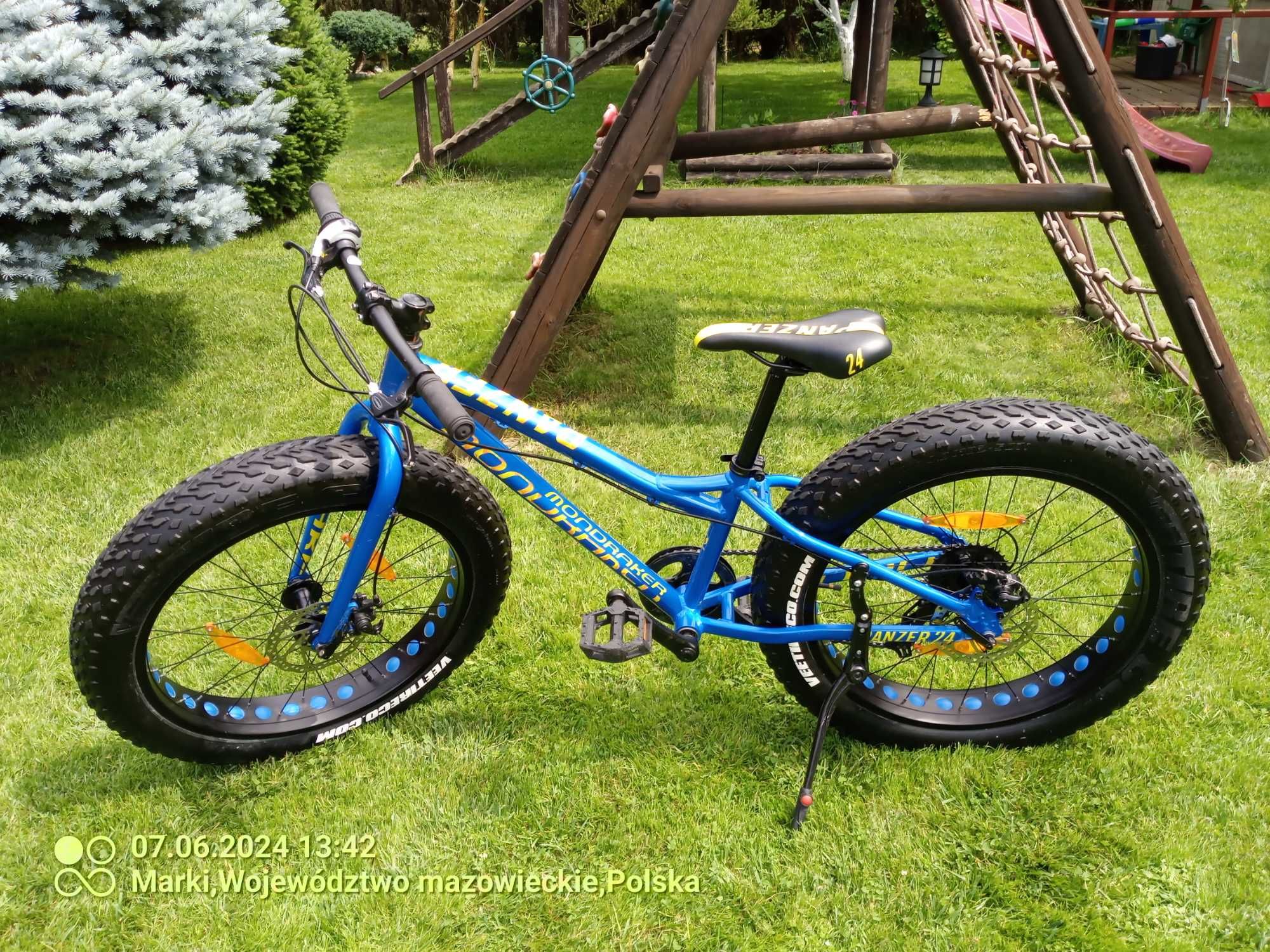Rower Fatbike Mondraker PANZER Junior koła 20