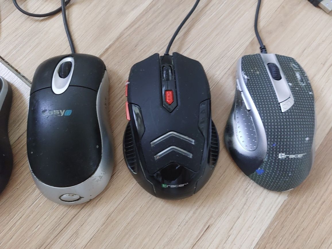 5szt Myszka myszki pady do komputera laptopa dla graczy sprawne