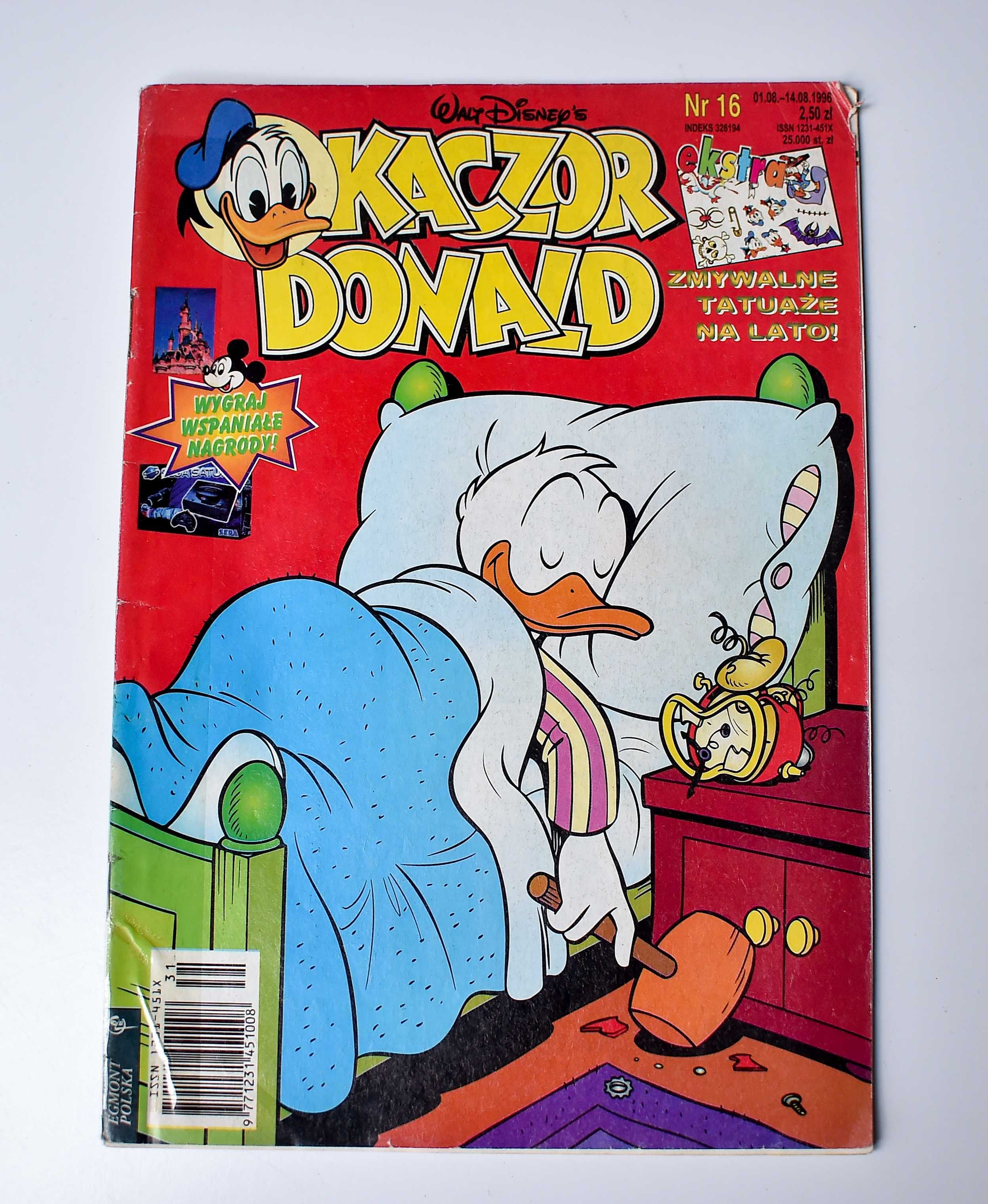 Komiks # Kaczor Donald nr. 16 / 1996 r.