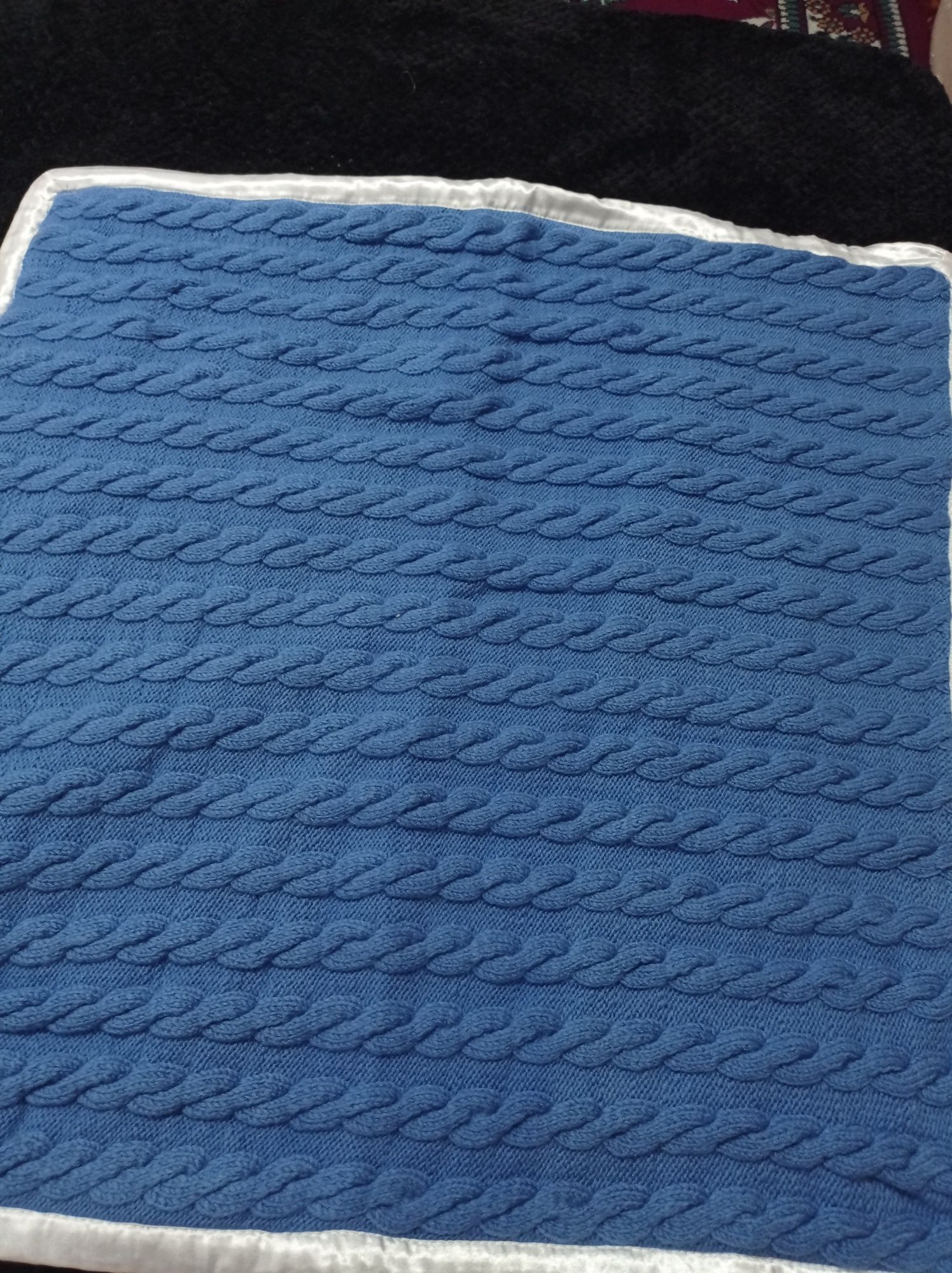 Вязаное одеяло- конверт