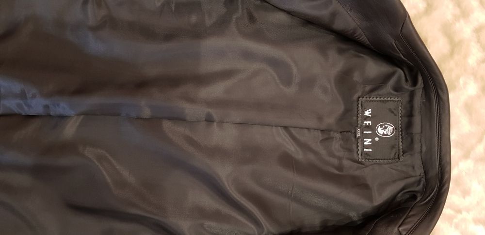 Кожаный пиджак производства Турции