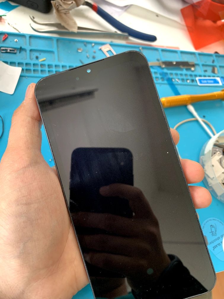 Дисплей Б/У Samsung Galaxy A34 SM-A346 OLED with frame Black (