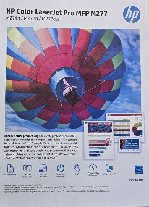 Urządzenie wielofunkcyjne HP Color Laser Jet Pro MFP M277 n