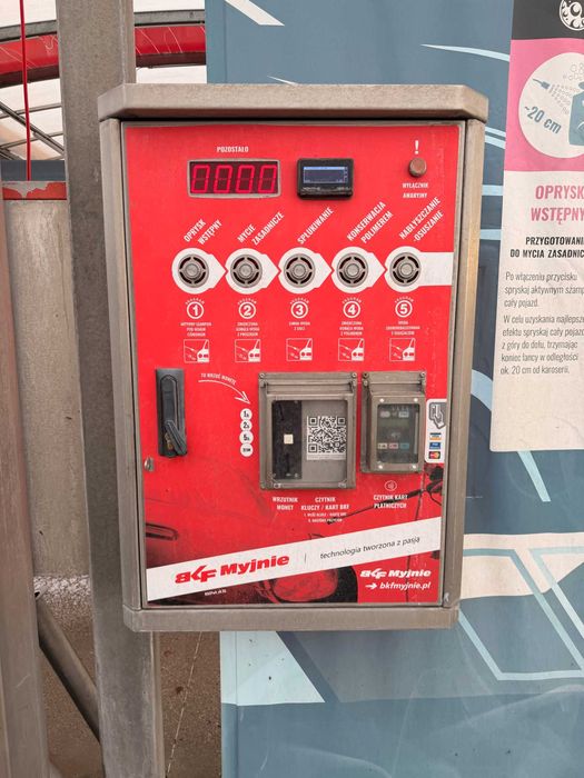Myjnia samoobsługowa BKF - cały osprzęt