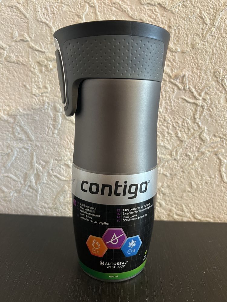 Термокружка Contigo West Loop, 470 ml, новая