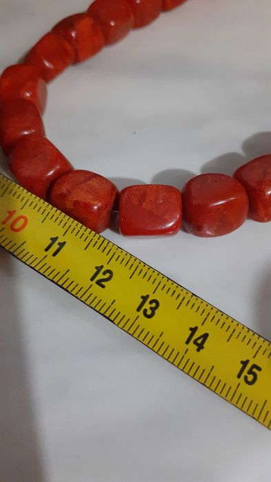 Naszyjnik z korala czerwonego