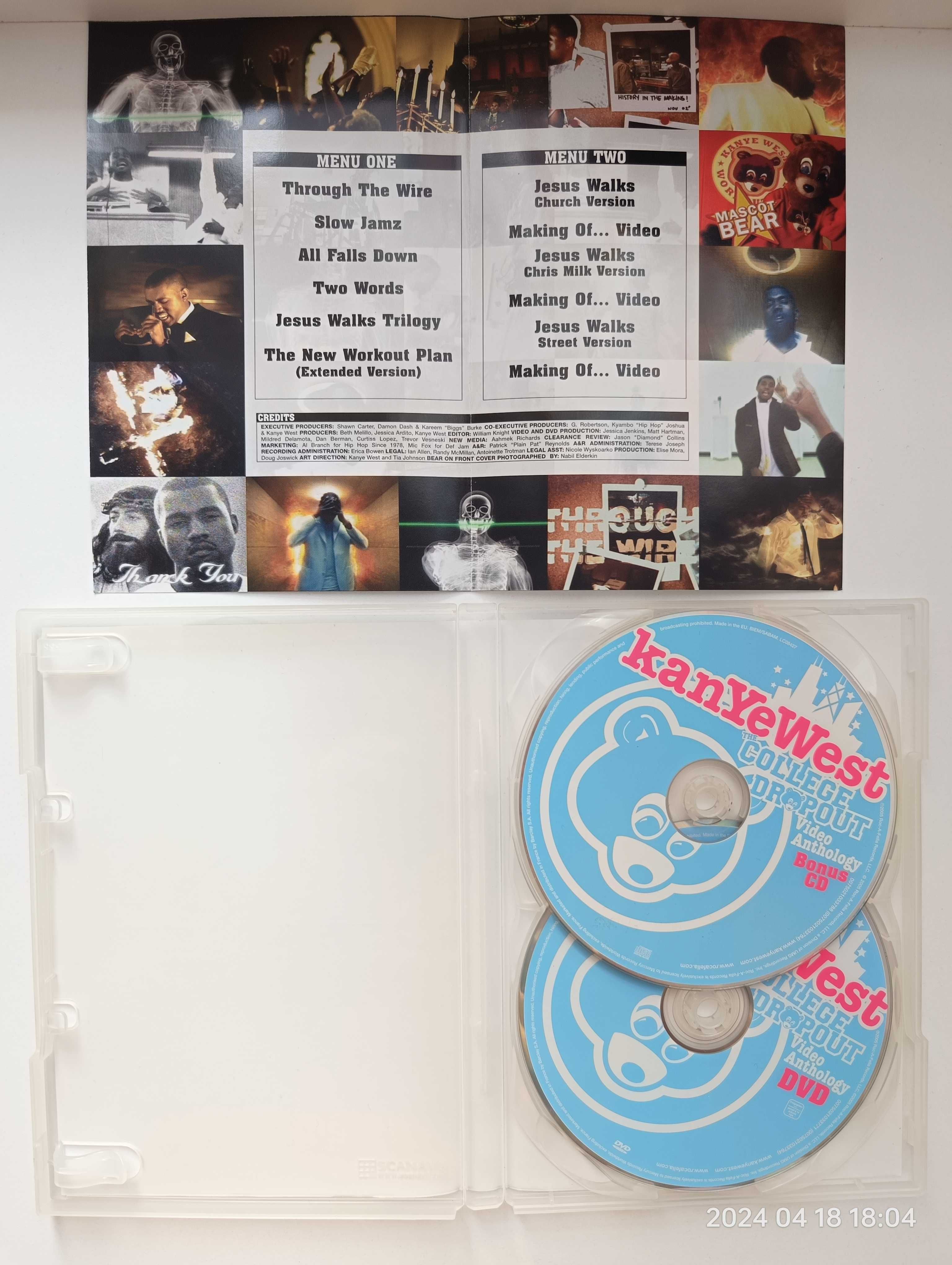 Kanye West College Dropout Video Anthology 2005 rok.