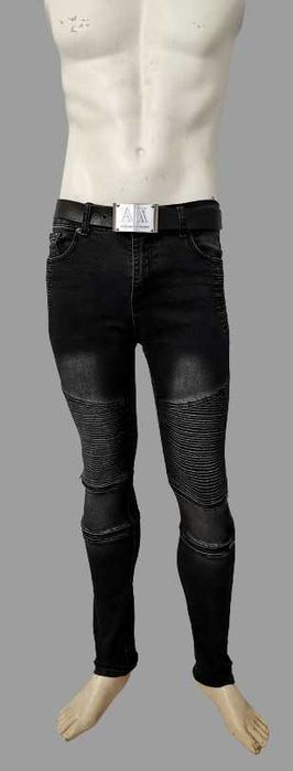 LIQUOR N POKER Męskie Spodnie Jeansowe Slim, Rurki  32/S/M jak Nowe !