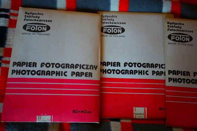 Papier fotograficzny Foton Fotoncolor 30x40 cm ( trzy paczki )