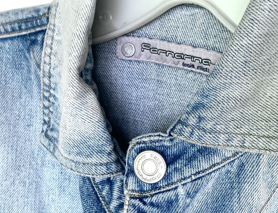 Піджак джинсовий приталений жіночий, розмір М