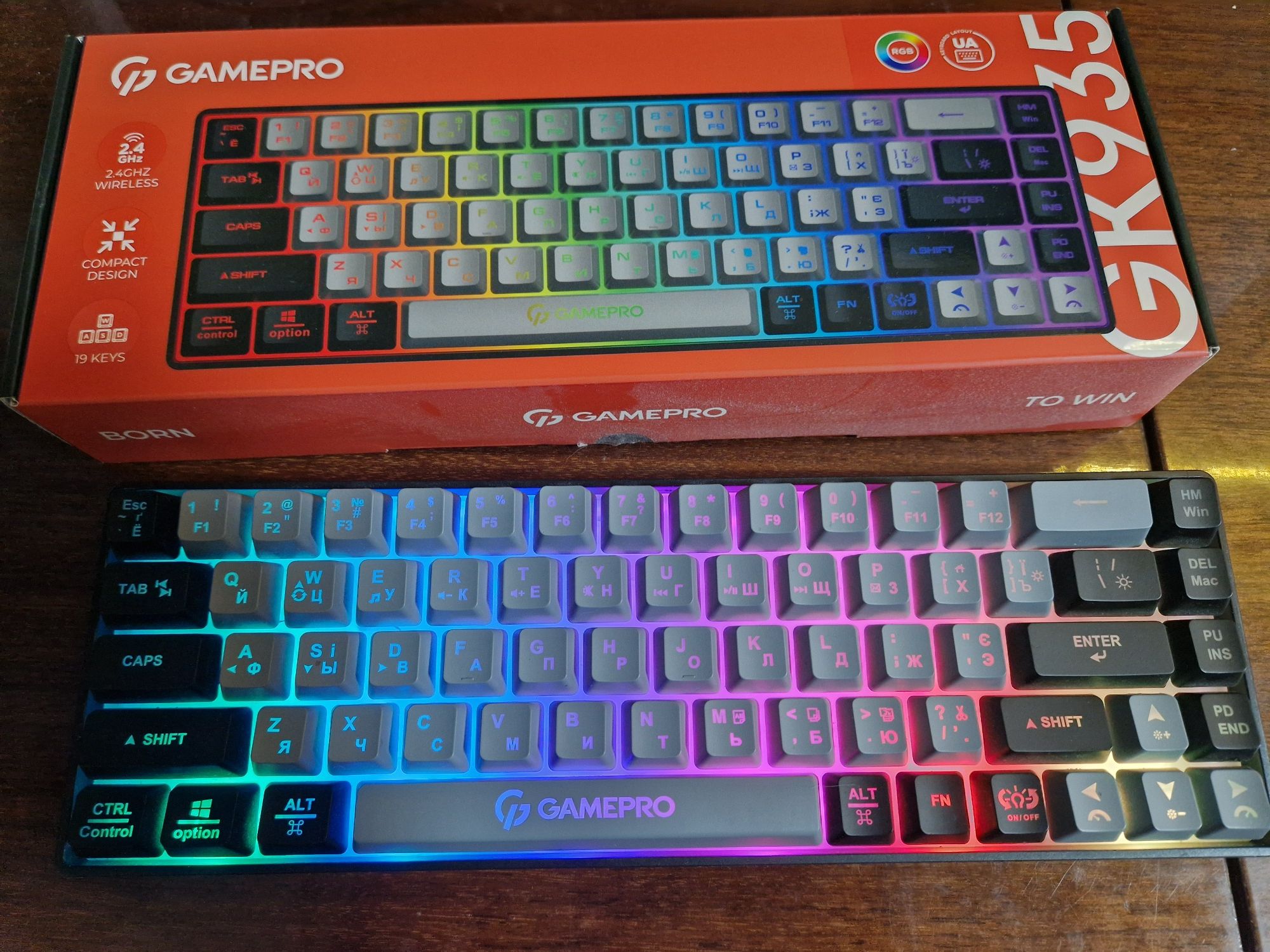 Блютуз клавіатура gamepro gk935 bluetooth keyboard