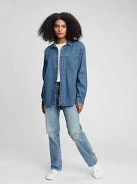 GAP сорочка джинс джинсовая джинсова рубашка  teen oversize 12-16 р