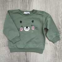 Ergee 74cm 6-9m bluza khaki kotek.