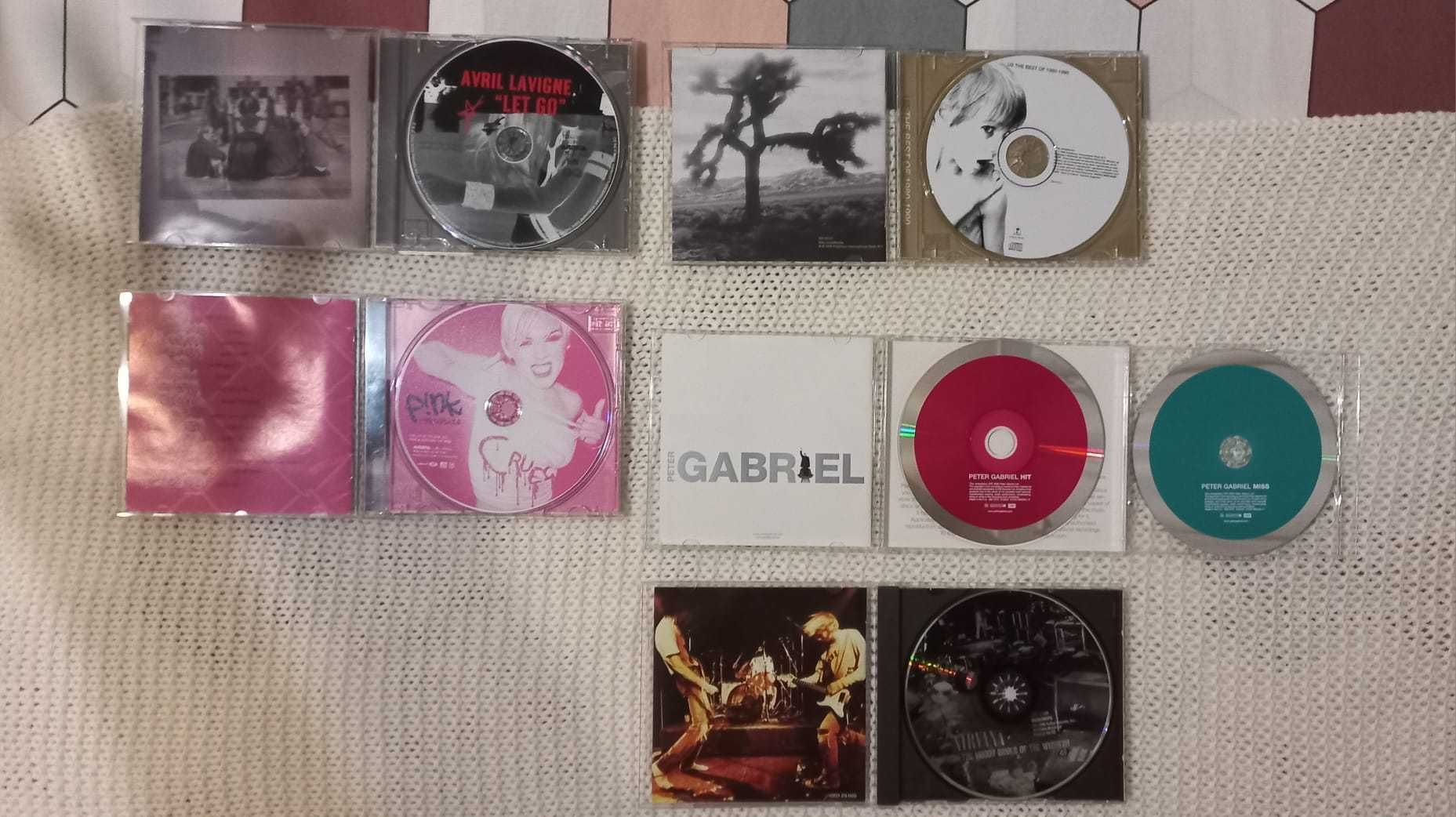 CD: Avril Lvgn; P!nk; Ptr Gabriel; Nirvna; U2; Netnho; Toranja