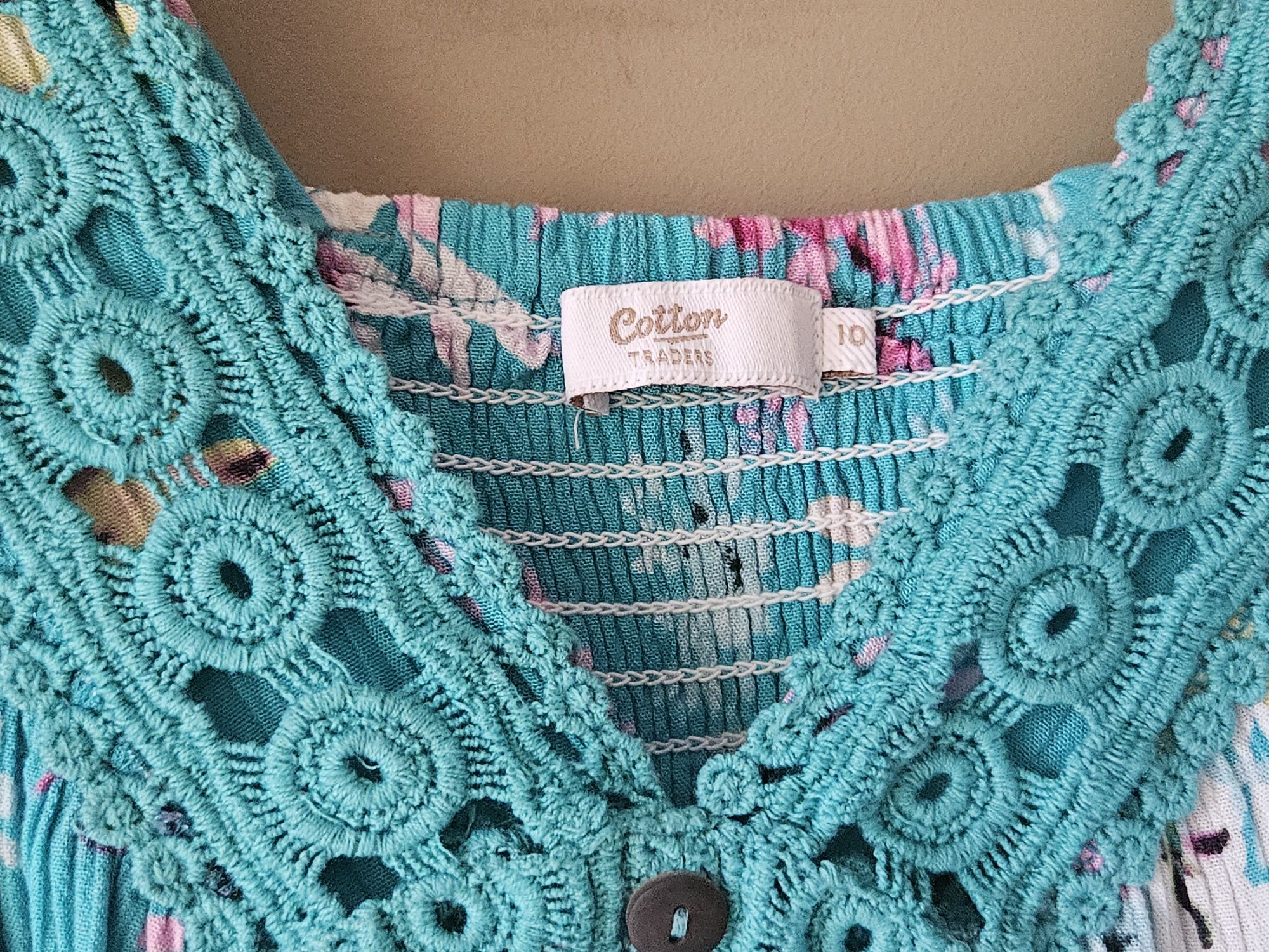 Cotton Traders letnia sukienka z viskozy rozmiar 38