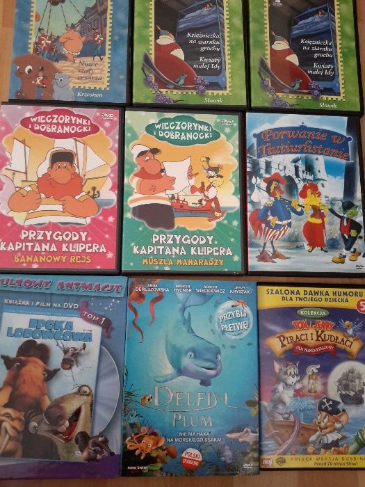 bajki, kliper, Tom i Jerry, Winx, Harry Potter, Cliffiord