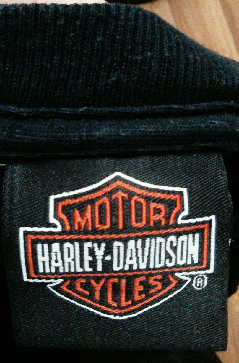 Харли Девидсон Harley Davidson Wyoming Унисекс Футболка Мотоциклетная