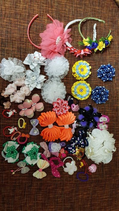 Пакет резинки заколки обручи