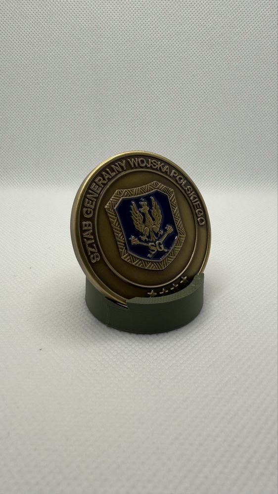 Stojak na coin pamiątkowy, monetę pamiątkową