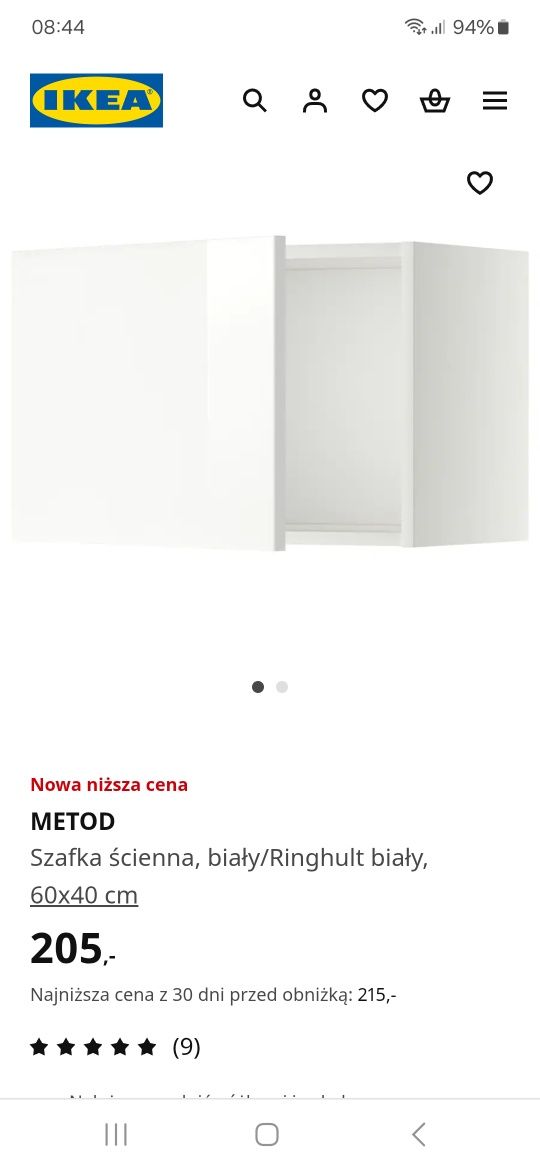 Ikea szafka Metod
